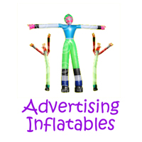 Sun Valley advertising inflatable rentals