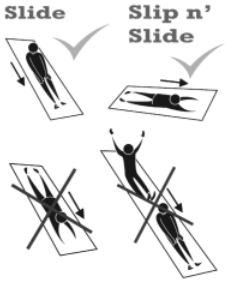 Inflatable Slide Instructions, Safe Sliding Technique