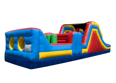 32' obstacle course, inflatable obstacle course
