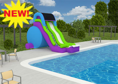 Summer Splash Pool Waterslide Summer Splash Pool Waterslide