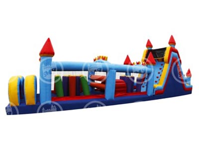 inflatable obstacle course, castle course