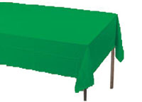 green rectangular table cover