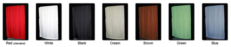 Photo Booth Curtain Colors