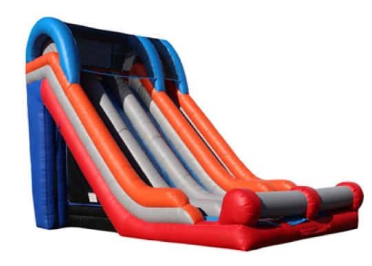 backyard giant inflatable slide rental