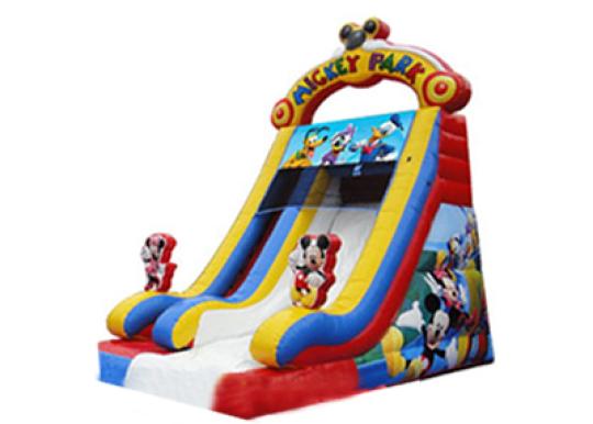 mickey mouse inflatable slide