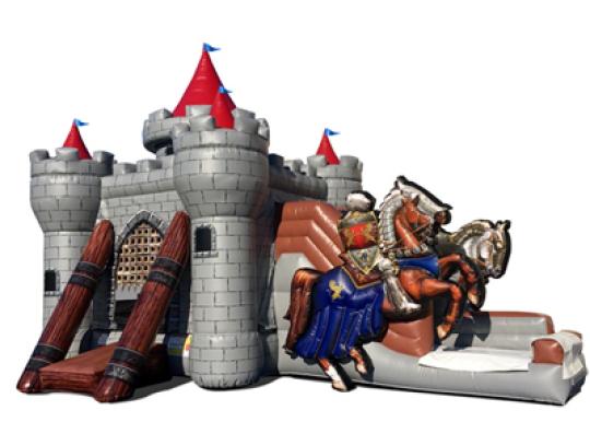 knights castle combo, medieval castle, king arthur inflatable