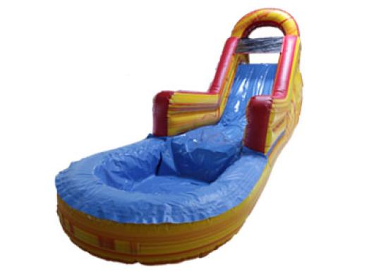 rent fire water slide inflatable