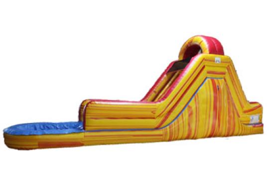 inflatable fire water slide rental