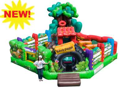 backyard inflatable combo