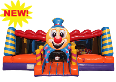 big top circus inflatable combo