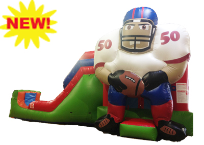 football bouncy castle combo