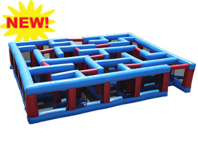 inflatable maze