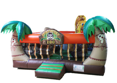 inflatable zoo combo