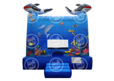 ocean themed bounce house