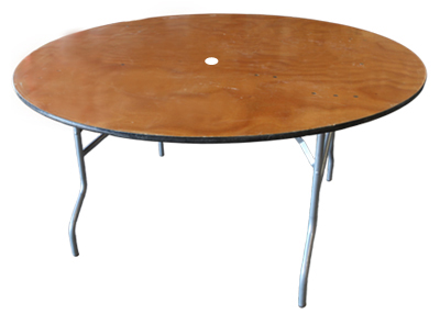 Round Wood Table