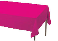 pink table cover