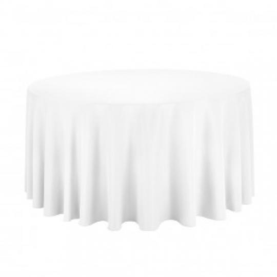 white table linen rental