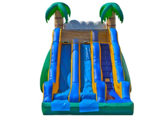 tropical inflatable slide rental