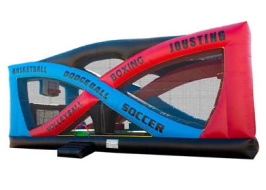 all in one sports inflatable game