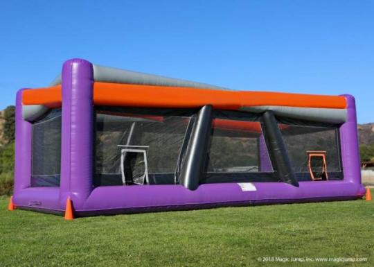 inflatable dodgeball arena