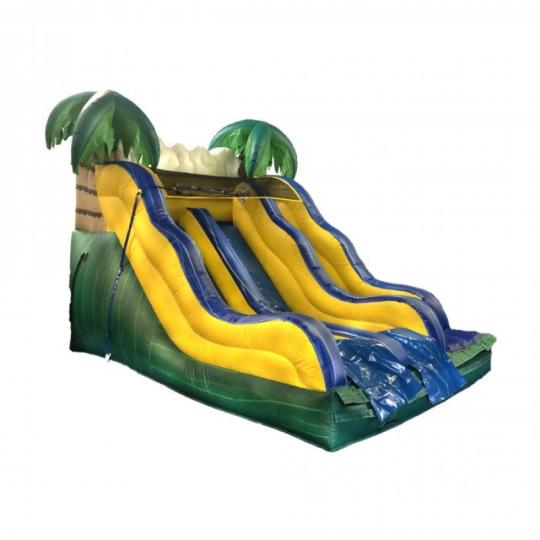 tropical inflatable slide rental