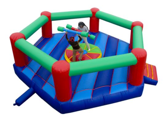 inflatable jousting arena