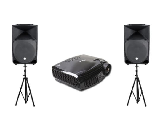 Projector and Sound System