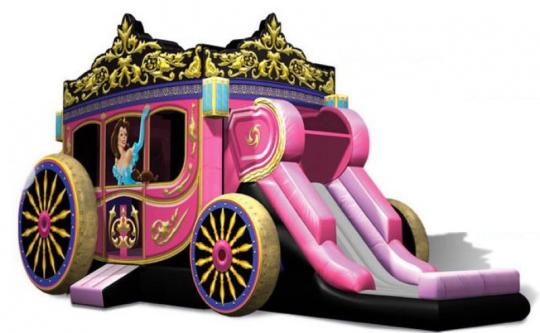 Princess Carriage Inflatable Combo rentals