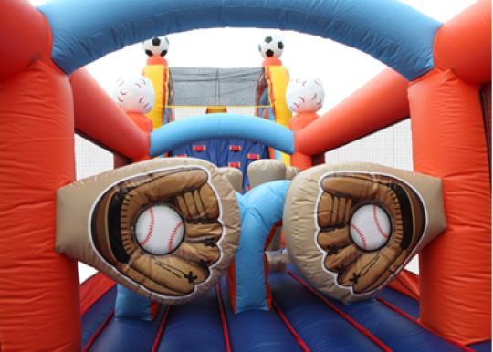 baseball obstacle course rental