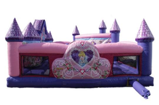 inflatable princess bounce and slide rental