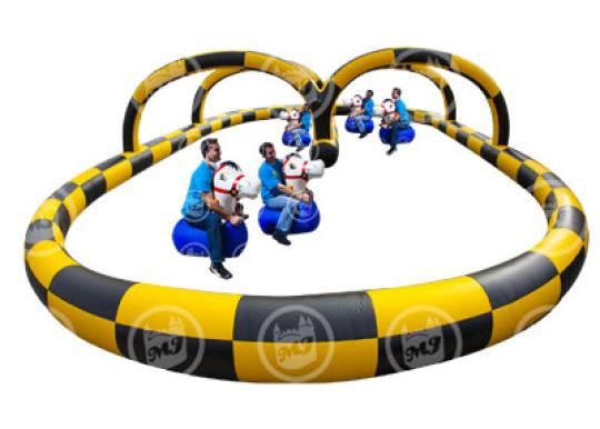 inflatable pony racing game