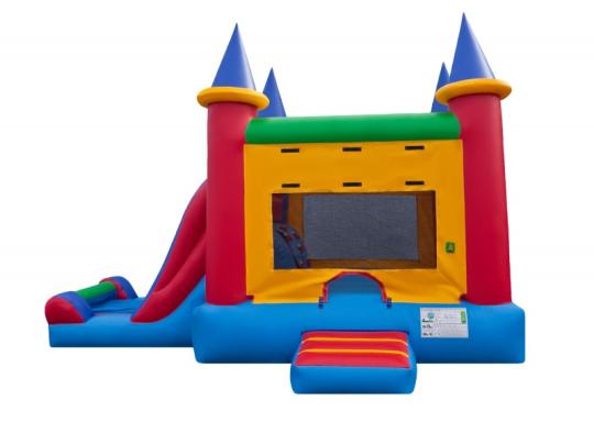 jump and slide, inflatable combo, bounce and slide