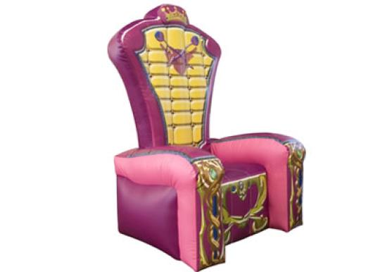 rent Princess throne, inflatable princess chair