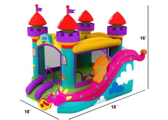 Enchanted Castle Inflatable Combo