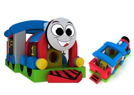 rent thomas Train Inflatable Combo