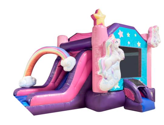 unicorn bounce and slide rental