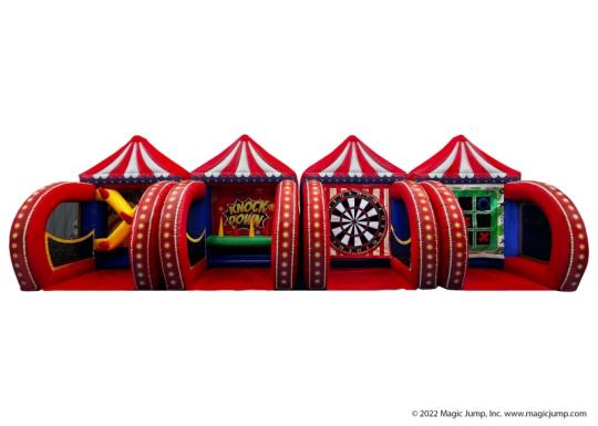 All Star Inflatable Carnival 4in1 Games