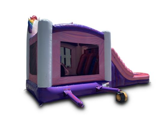 Large 5in1 Unicorn Combo Waterslide