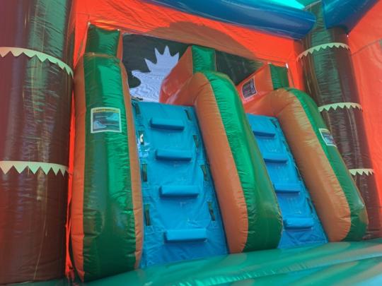 Large 5in1 Tropical Combo Waterslide