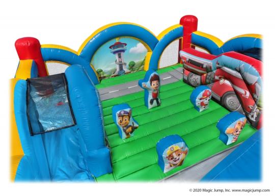 paw patrol bounce house combo rental