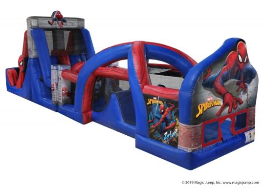 spiderman giant waterslide rental