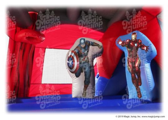 marvel avengers inflatable combo