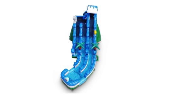 20' Tropical Dual Curve Waterslide