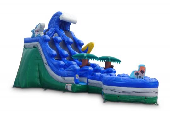 20' Tropical Dual Curve Waterslide