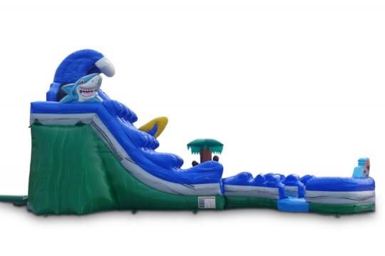 20' Tropical Dual Curve Waterslide