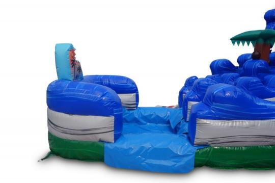 20' Tropical Dual Curve Waterslide