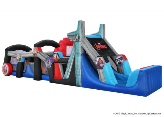 Marvel Avengers 50 Obstacle Waterslide