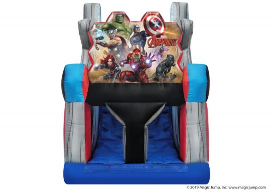 marvel avengers waterslide