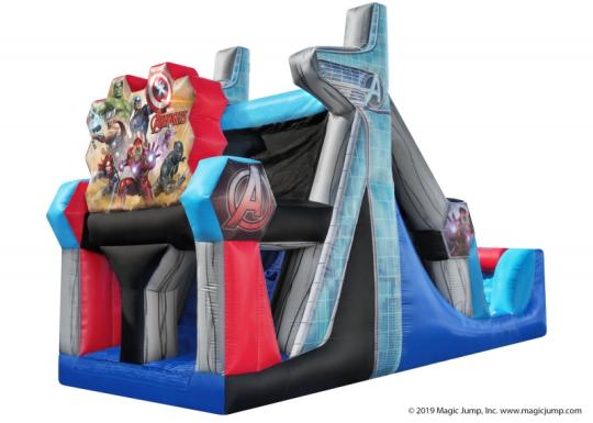 marvel avengers waterslide