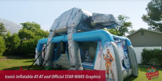 star wars inflatable combo